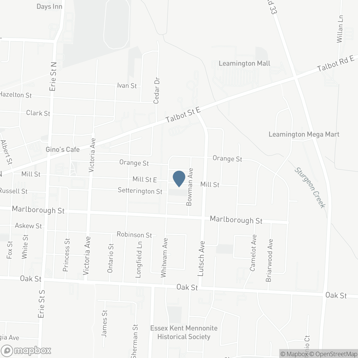 111 Mill STREET East, Leamington, Ontario N8H 1S4